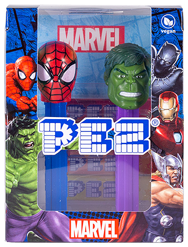PEZ - Super Heroes - Spider-Man Hulk - Euro Release