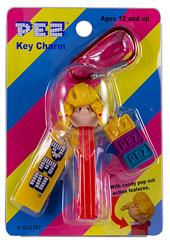 PEZ - Key Charm - PEZ Girl