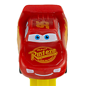 PEZ - Disney Movies - Cars - Lightning McQueen - 95 on roof - A