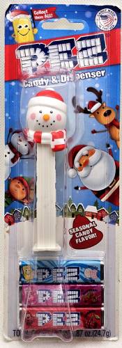 PEZ - Christmas - Snowman - beenie and scarf, without play code - F