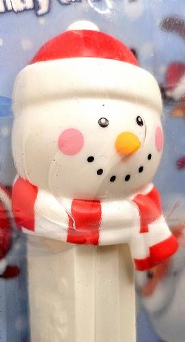 PEZ - Christmas - Snowman - beenie and scarf, without play code - F