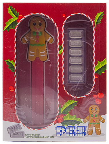 PEZ - PEZ Miscellaneous - Silver Wafer Gift Set - Gingerbread Man