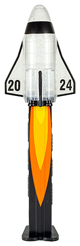 PEZ - Space Mission - Space Shuttle New Year 2024 - Crystal glitter