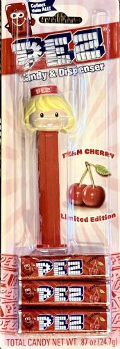 PEZ - PEZ Pals - Retro Girl Cherry - Blonde Hair