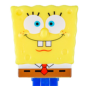 PEZ - SpongeBob SquarePants - SpongeBob in Shirt - smiling - B
