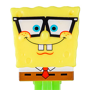 PEZ - SpongeBob SquarePants - SpongeBob in Shirt - nerdy - B