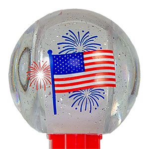 PEZ - PEZ Miscellaneous - Ball - USA Flag