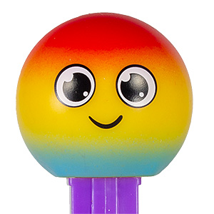 PEZ - Funky Faces - Emoji - 2024 Euro - Rainbow