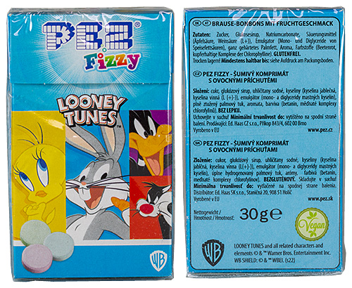 PEZ - Dextrose Packs - Looney Tunes - Tweety/Bugs/Duffy/Silvester