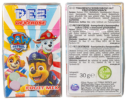 PEZ - Dextrose Packs - Paw Patrol