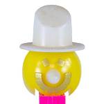PEZ - Snowman C Yellow Head, Pink Stem