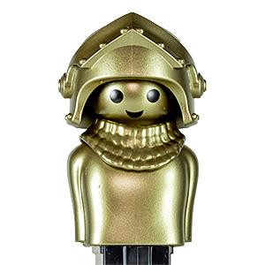 PEZ - Playmobil - Knight - Golden