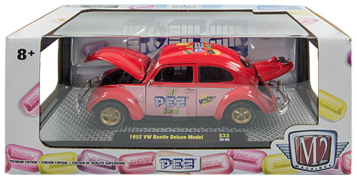 PEZ - Collectible Trucks - M2 Trucks - 1952 VW Beetle Deluxe Model