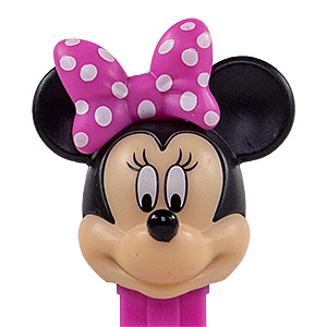 PEZ - Disney Classic - Minnie Mouse - dotted off bow - F/K