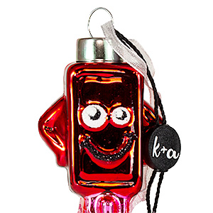 PEZ - Ornaments - Kat + Annie - 2022 - PEZ Candy Mascot - Cherry