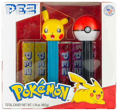 PEZ - Pokmon - Pokmon Twin Pack Pikachu B laughing & Pok Ball