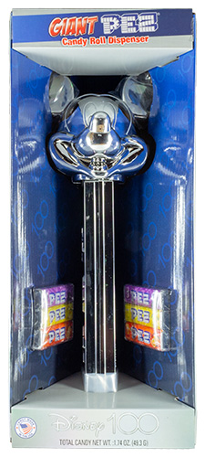 PEZ - Giant PEZ - Disney - Mickey Mouse Disney 100 - Silver