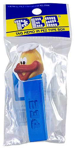 PEZ - Tag Memo in PEZ Type Box - Duck with Flower