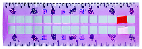 PEZ - Rulers - cm / inch ruler - purple - bear