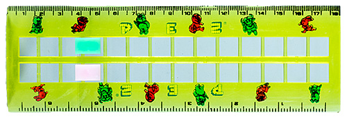 PEZ - Rulers - cm / inch ruler - yellow - bear