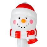 PEZ - Snowman F beenie and scarf, with play code, bright white