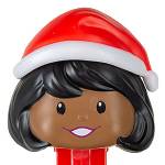 PEZ - Presenter Girl  Santa Hat / Dark Skin Tone