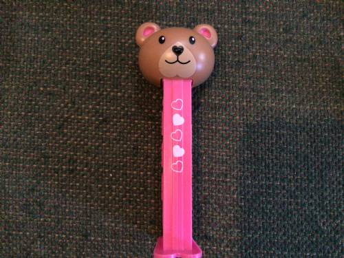 PEZ - Valentines - Brown Bear