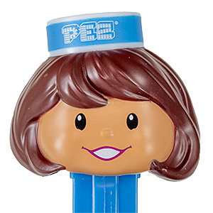 PEZ - PEZ Miscellaneous - Presenter Girl - Peppermint / Medium Skin Tone Brown Hair