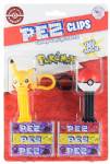 PEZ - Pikachu B grinning & Poke Ball Mini Clip Set  