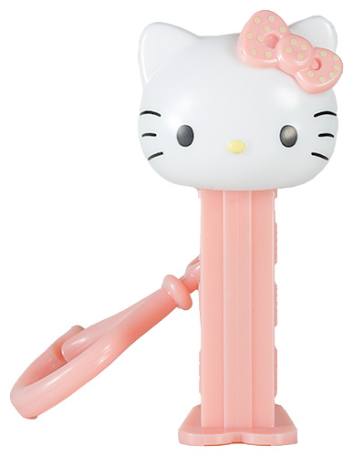 PEZ - Hello Kitty Puppy - Pink bow with with dots Mini Clip