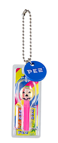PEZ - Ball Chain Mascot - Vol. 2 - Pumpkin - crystal clear