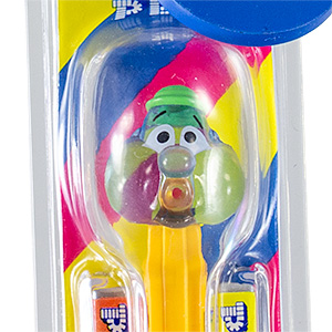 PEZ - Ball Chain Mascot - Vol. 2 - Bubbleman - crystal green