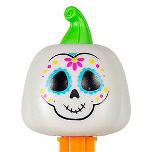 PEZ - Halloween - Pumpkin - Halloween Skull Pumpkin - F