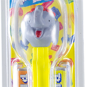 PEZ - Ball Chain Mascot - Vol. 3 - Big Top Elephant (with Hair)